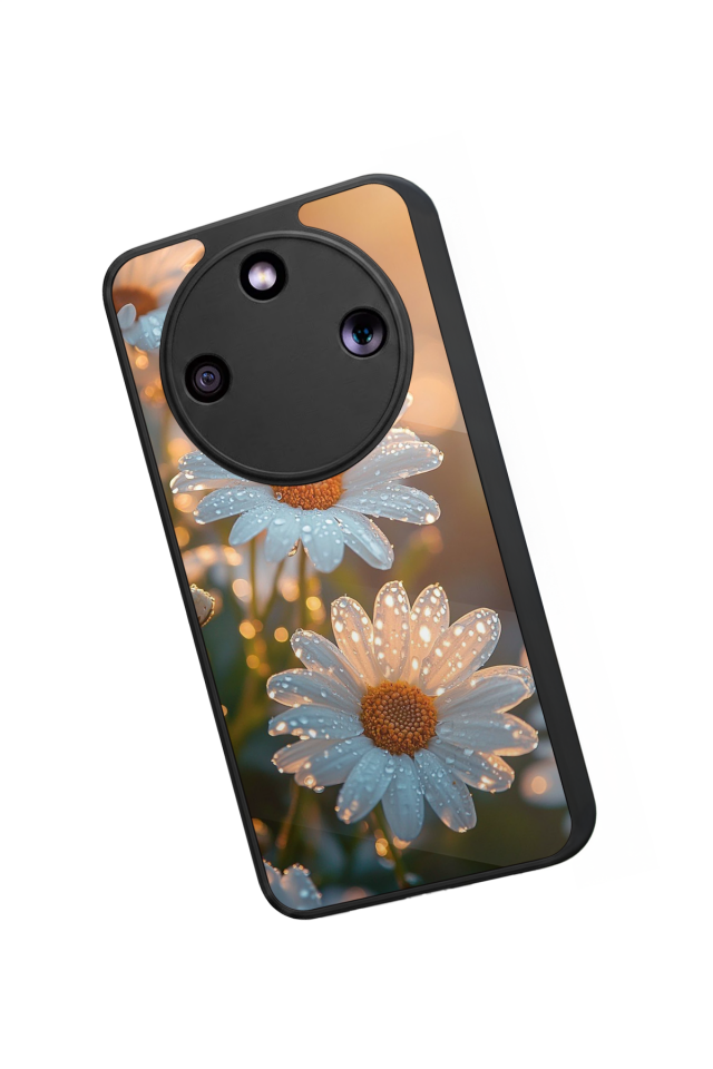 Honor Magic 8 Lite Uyumlu Cicek Tasarımlı Glossy Premium Kılıf