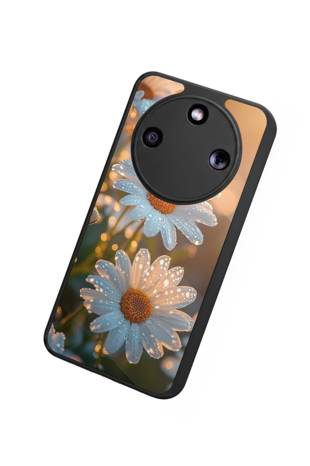 Honor Magic 8 Lite Uyumlu Cicek Tasarımlı Glossy Premium Kılıf