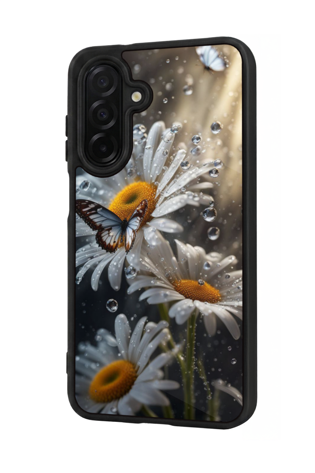 Samsung Galaxy A36 Uyumlu Cicek Tasarımlı Glossy Premium Kılıf