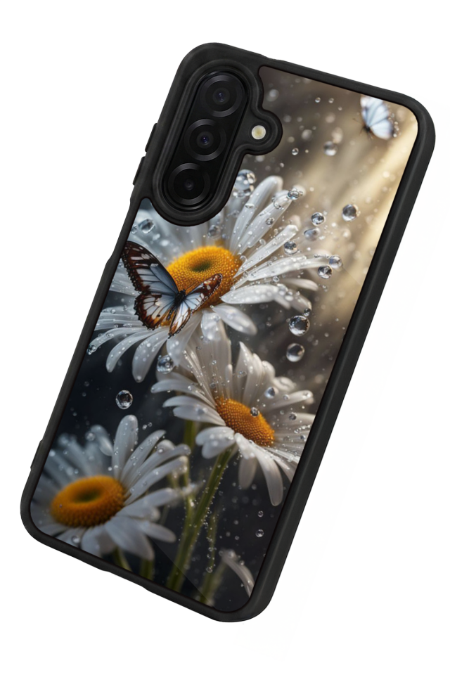 Samsung Galaxy A36 Uyumlu Cicek Tasarımlı Glossy Premium Kılıf
