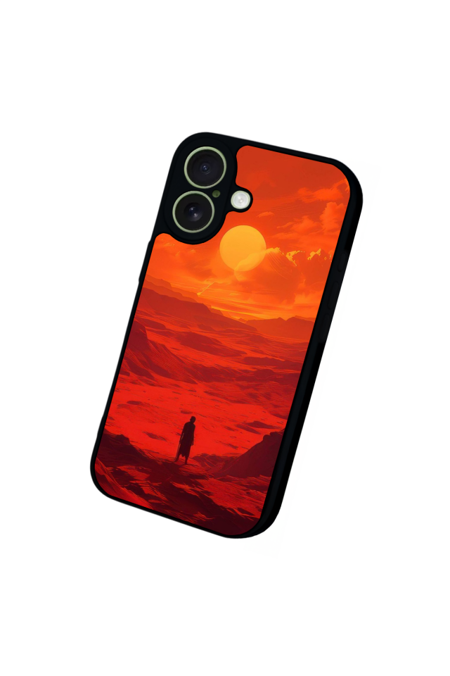 iPhone 17 Uyumlu Güneş Tasarımlı Glossy Premium Kılıf