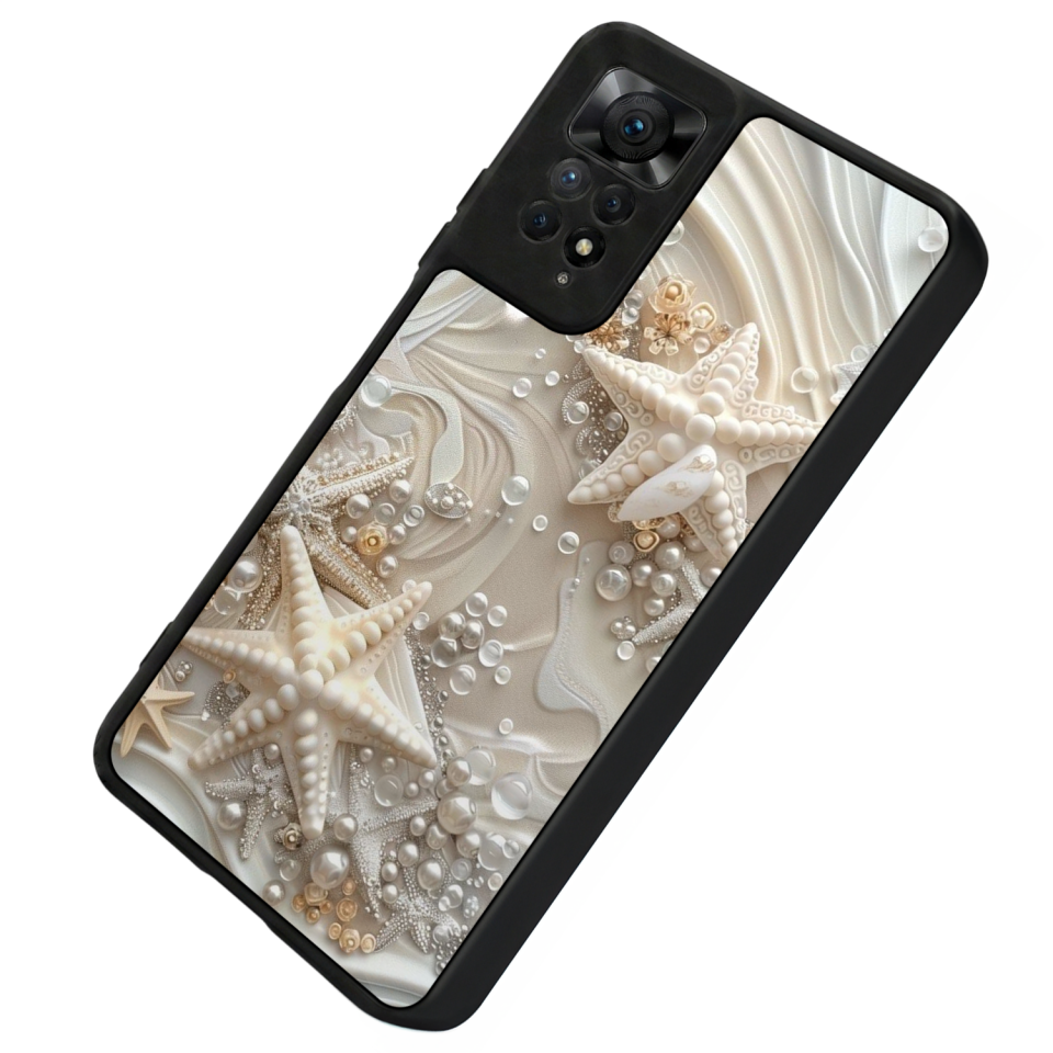 Xiaomi Redmi Note 12 Pro Uyumlu  İnci Tasarımlı Glossy Premium Kılıf