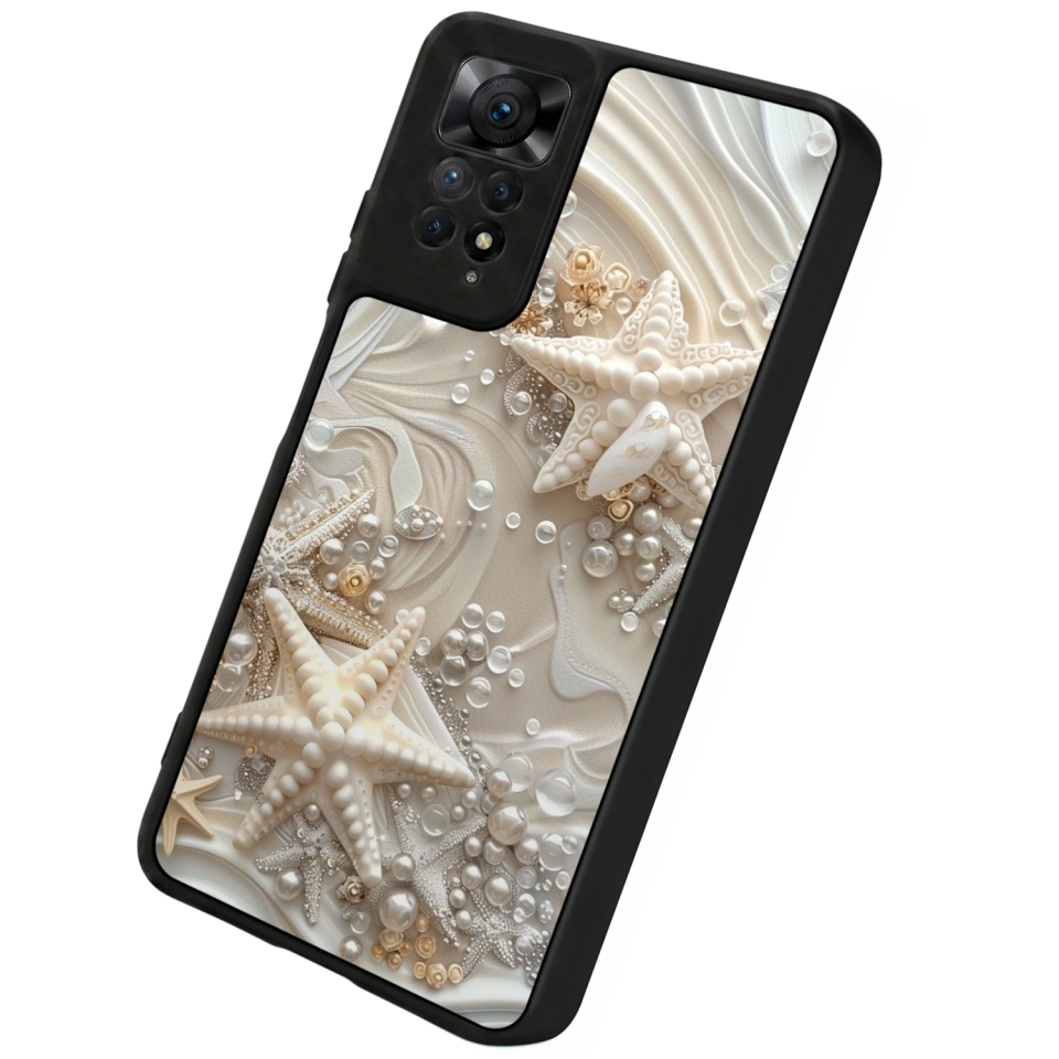 Xiaomi Redmi Note 12 Pro Uyumlu  İnci Tasarımlı Glossy Premium Kılıf