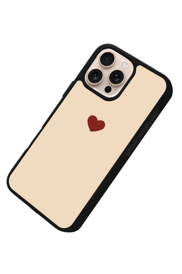 iPhone 15 Pro Uyumlu Kalp Love Tasarımlı Glossy Premium Kılıf