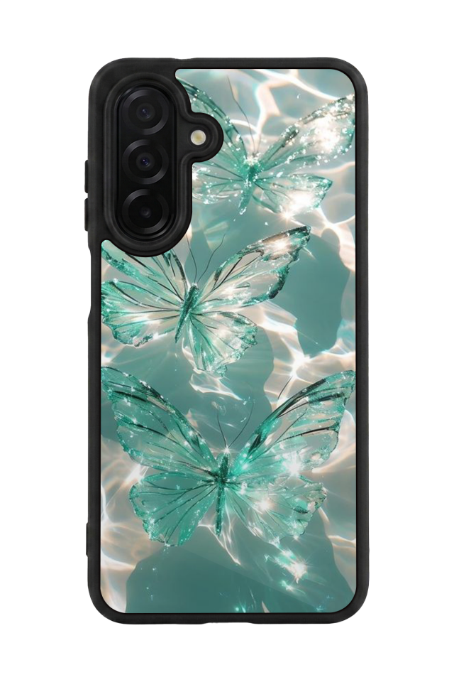 Samsung Galaxy A56 Uyumlu Kelebek Tasarımlı Glossy Premium Kılıf