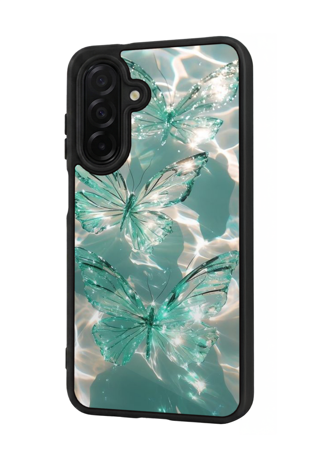 Samsung Galaxy A56 Uyumlu Kelebek Tasarımlı Glossy Premium Kılıf