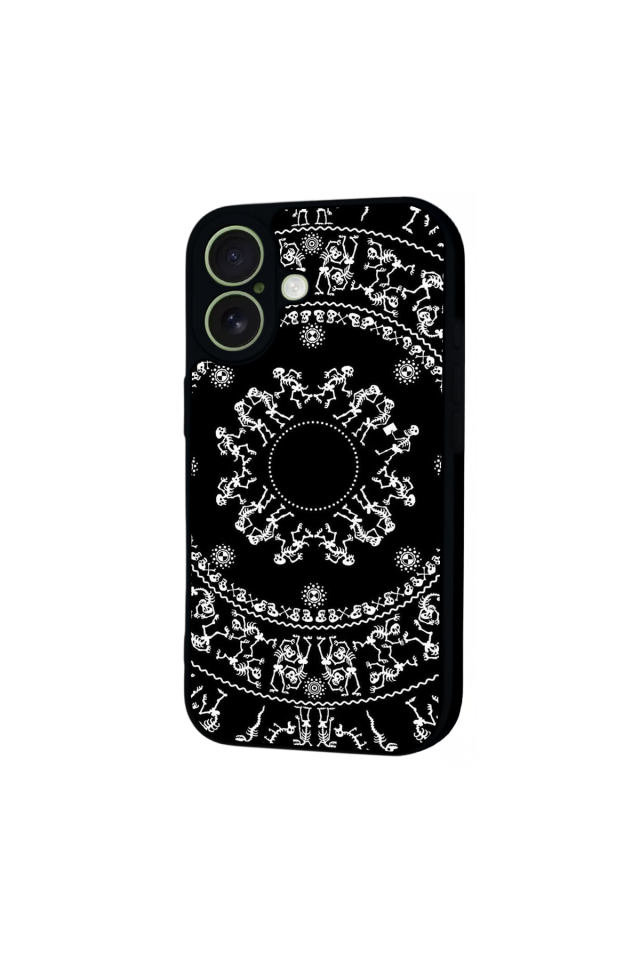 iPhone 17 Uyumlu Mandala Tasarımlı Glossy Premium Kılıf