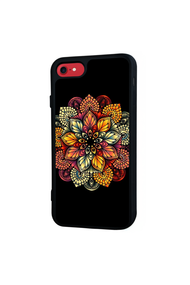 iPhone 7 Uyumlu Mandala Tasarımlı Glossy Premium Kılıf