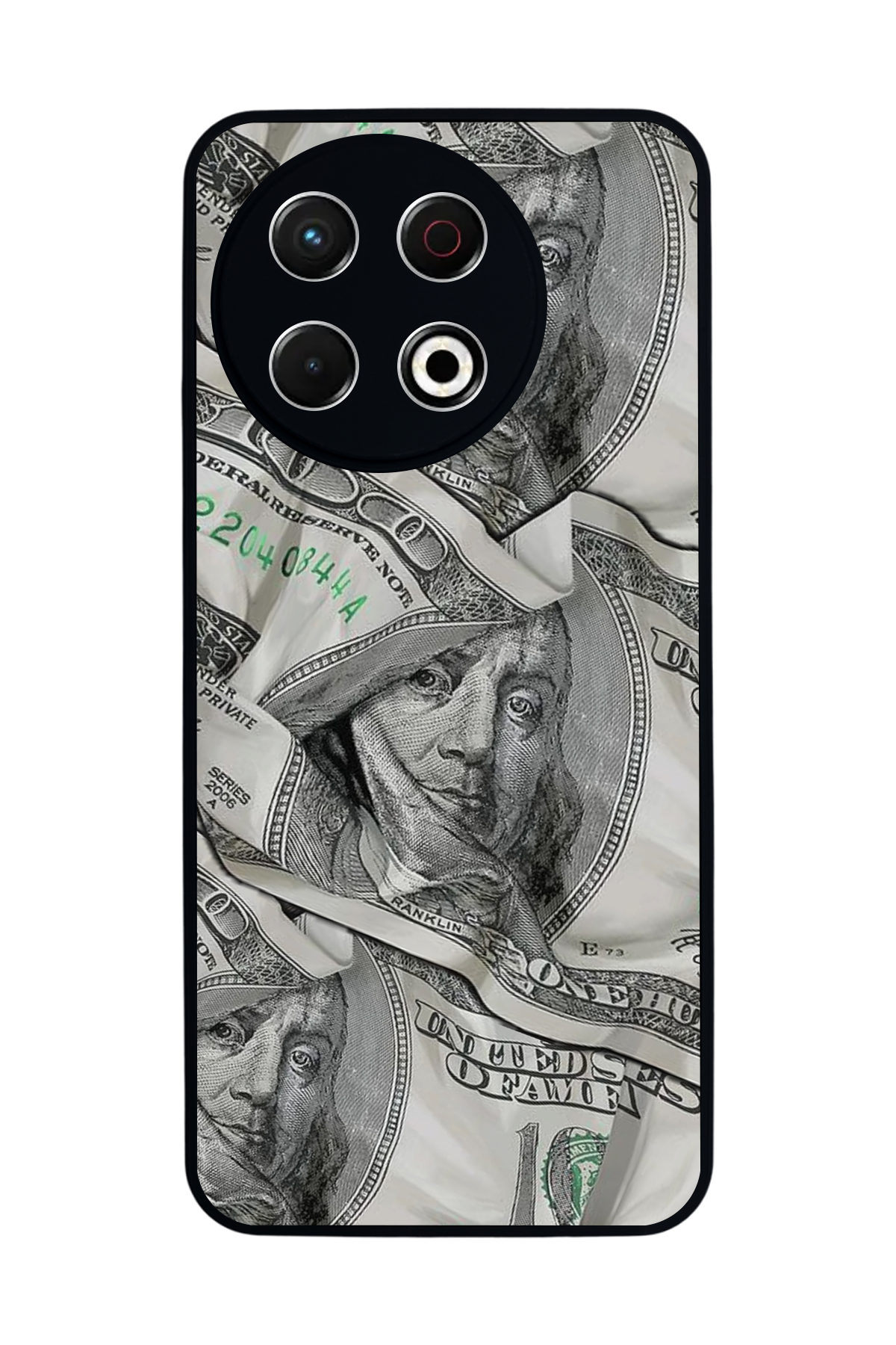 Tecno Spark 30 Pro Uyumlu Money Para Tasarımlı Glossy Premium Kılıf