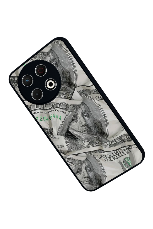 Tecno Spark 30 Pro Uyumlu Money Para Tasarımlı Glossy Premium Kılıf