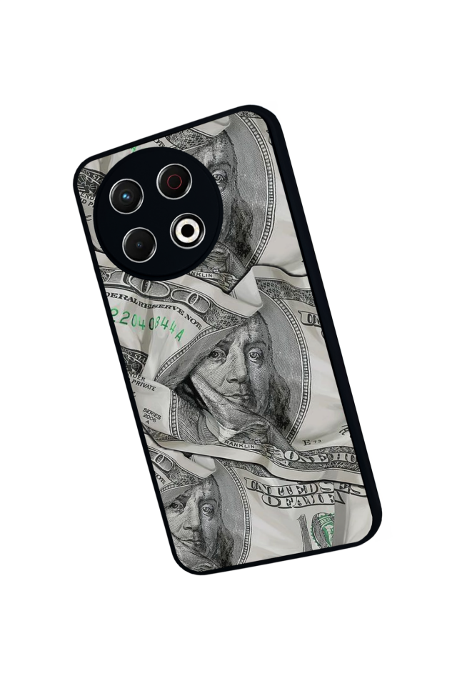 Tecno Spark 30 Pro Uyumlu Money Para Tasarımlı Glossy Premium Kılıf
