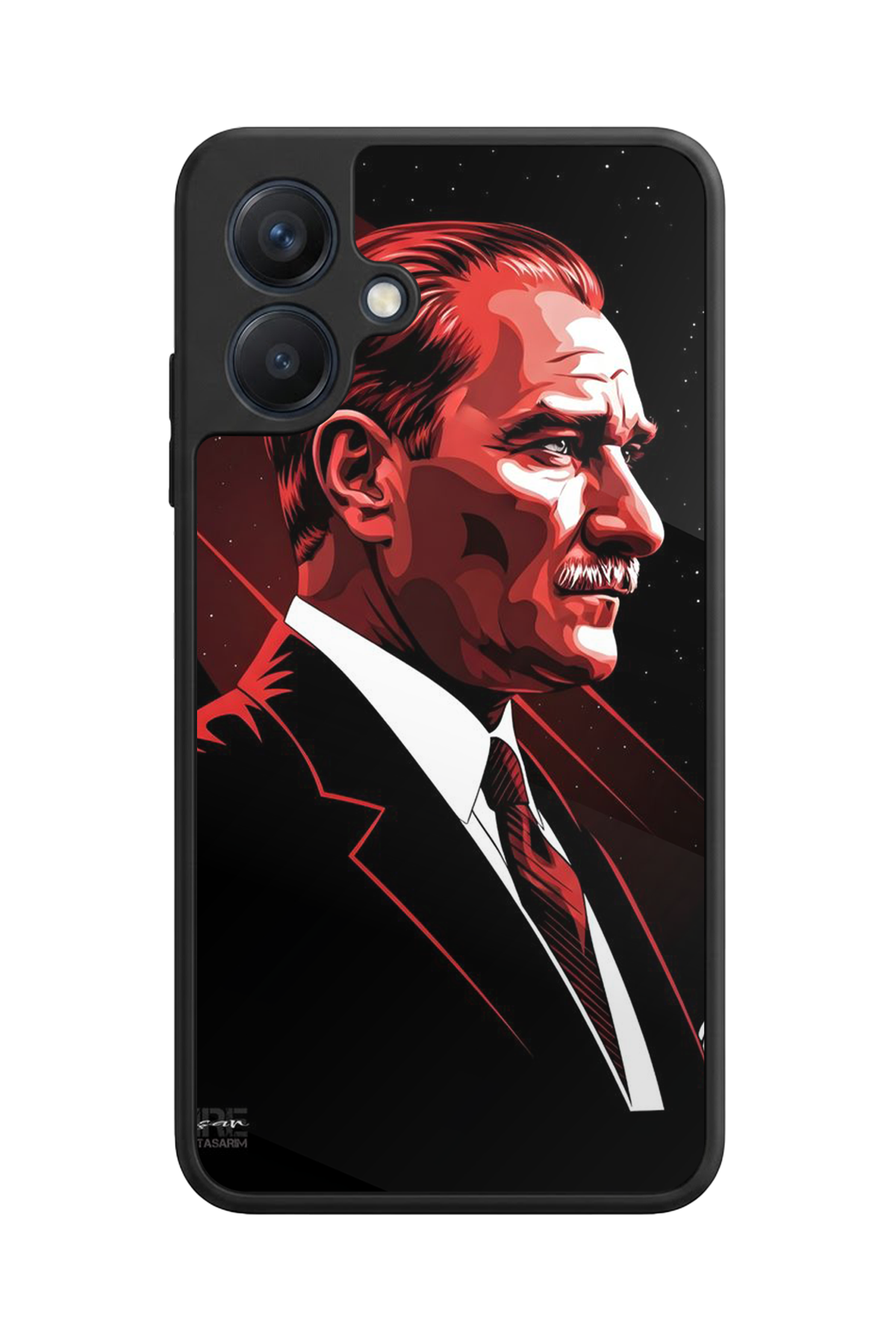 Samsung Galaxy A07 Uyumlu Mustafa Kemal Ataturk Tasarımlı Glossy Premium Kılıf