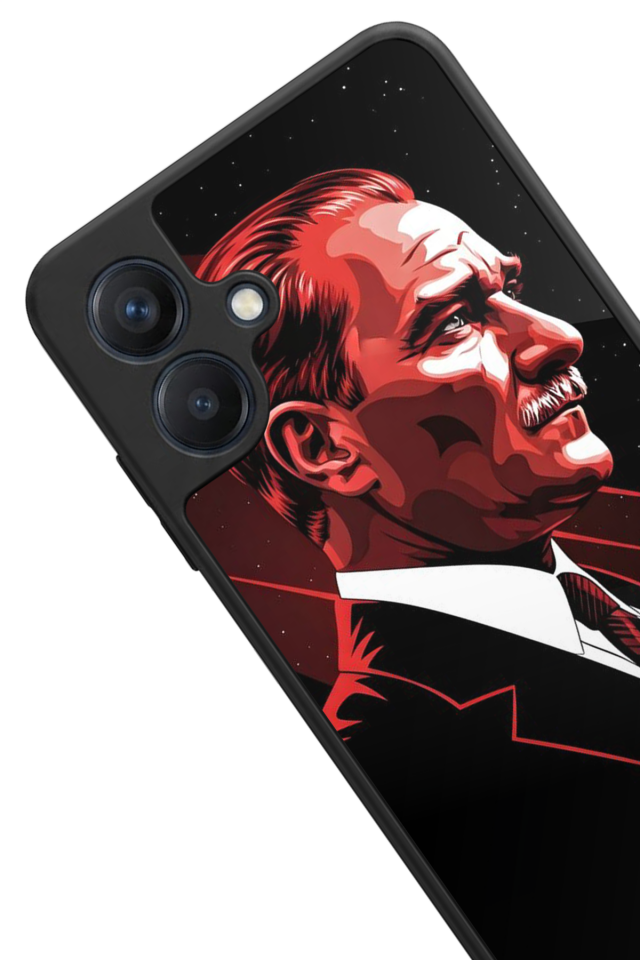 Samsung Galaxy A07 Uyumlu Mustafa Kemal Ataturk Tasarımlı Glossy Premium Kılıf