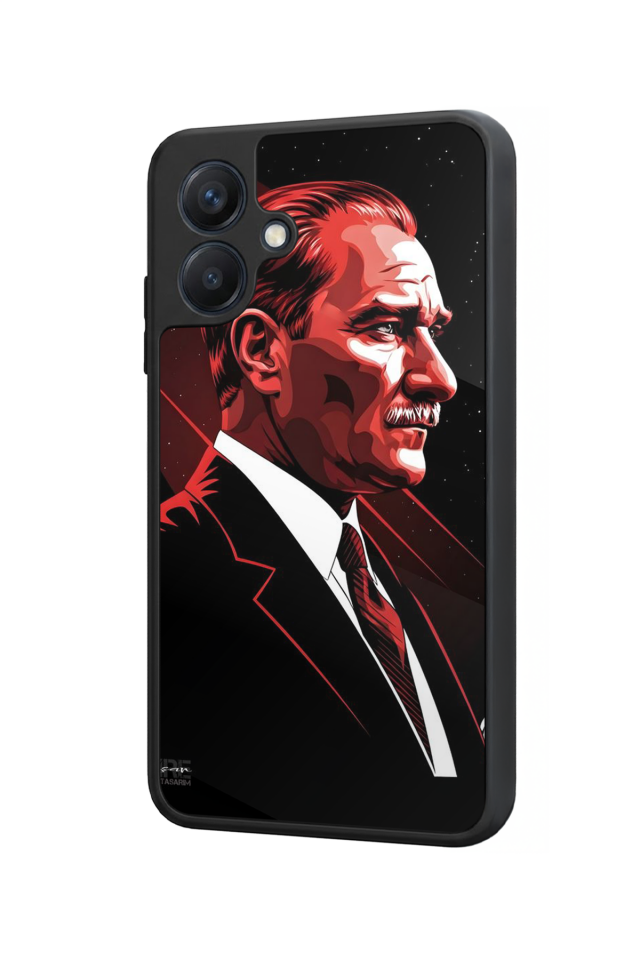 Samsung Galaxy A07 Uyumlu Mustafa Kemal Ataturk Tasarımlı Glossy Premium Kılıf