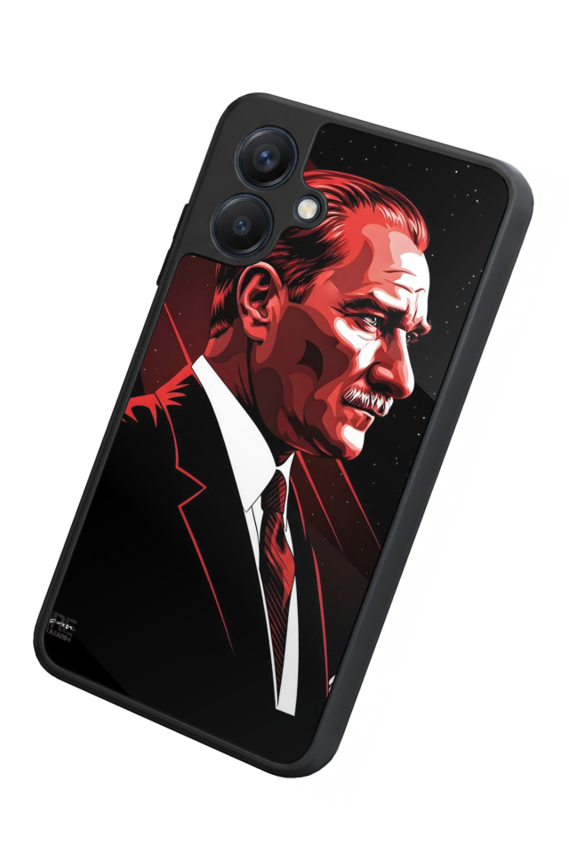 Samsung Galaxy A07 Uyumlu Mustafa Kemal Ataturk Tasarımlı Glossy Premium Kılıf