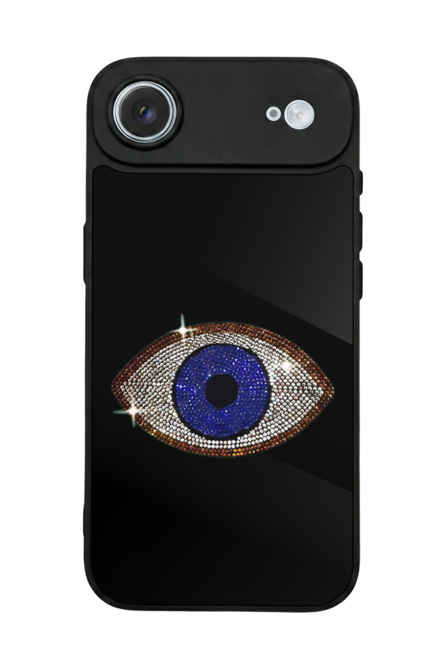 iPhone 17 Air Uyumlu Nazar Tasarımlı Glossy Premium Kılıf
