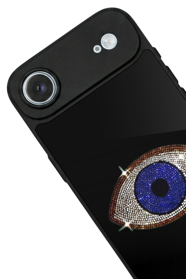 iPhone 17 Air Uyumlu Nazar Tasarımlı Glossy Premium Kılıf