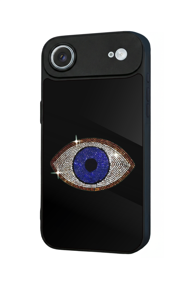 iPhone 17 Air Uyumlu Nazar Tasarımlı Glossy Premium Kılıf