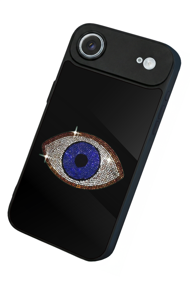 iPhone 17 Air Uyumlu Nazar Tasarımlı Glossy Premium Kılıf
