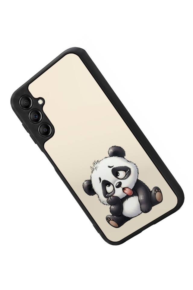 Samsung Galaxy A14 Uyumlu Panda Tasarımlı Glossy Premium Kılıf