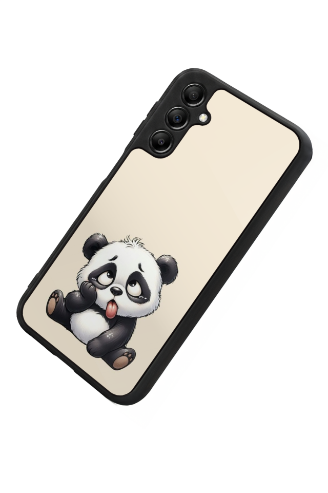 Samsung Galaxy A14 Uyumlu Panda Tasarımlı Glossy Premium Kılıf