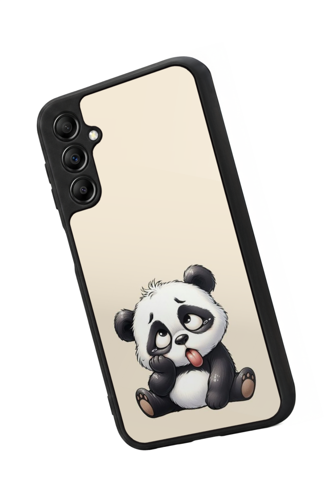 Samsung Galaxy A14 Uyumlu Panda Tasarımlı Glossy Premium Kılıf