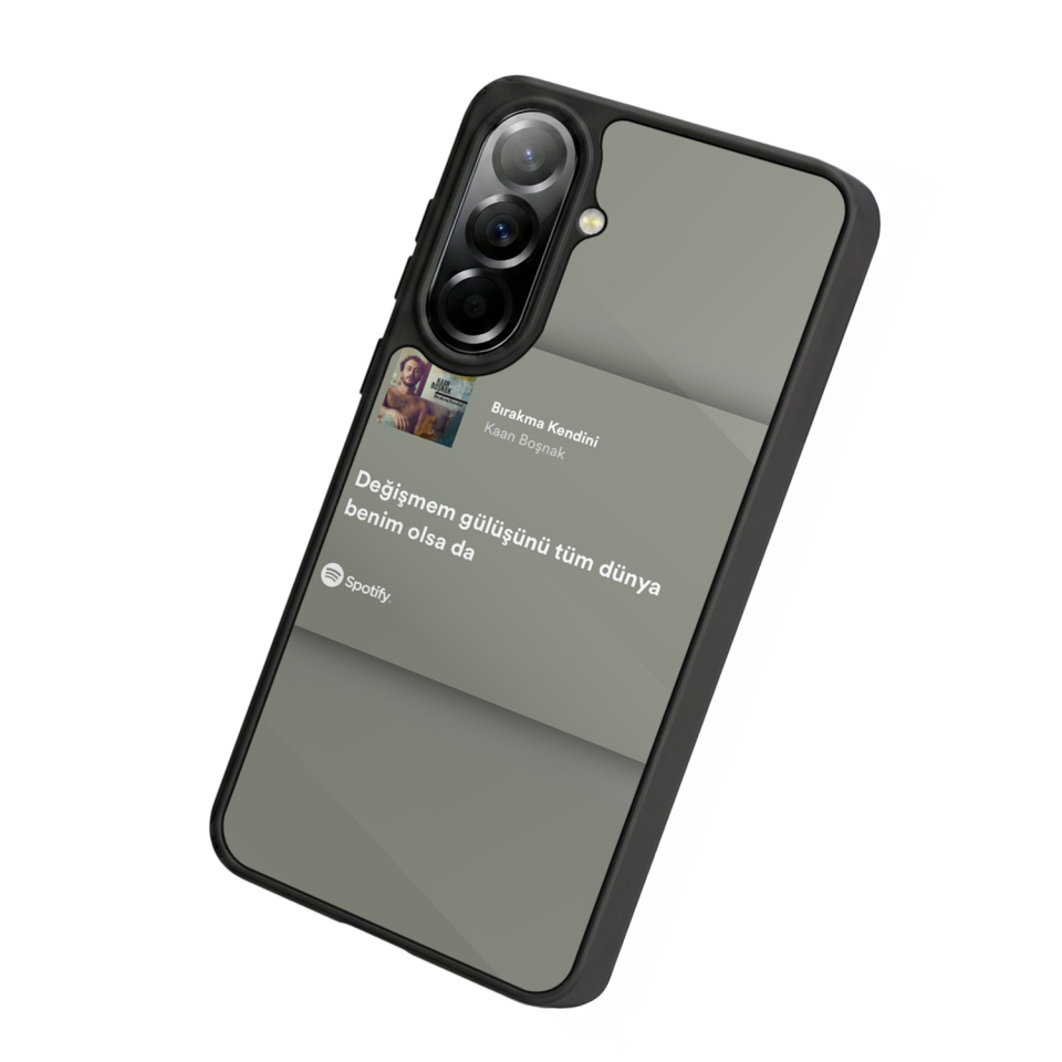 Samsung Galaxy A57 Uyumlu Sarki Sozleri Tasarımlı Glossy Premium Kılıf