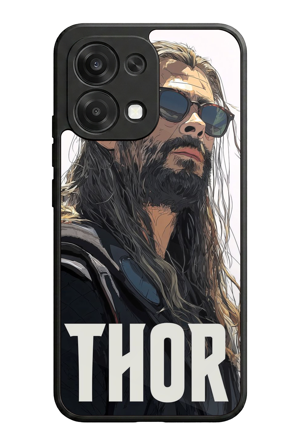 Oppo A6 Pro Uyumlu Thor Tasarımlı Glossy Premium Kılıf