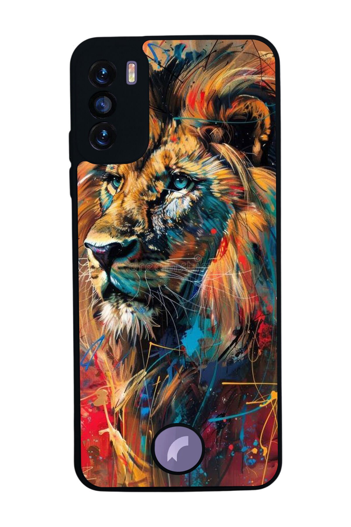 Reeder S19 Max Pro S Uyumlu Aslan Tasarımlı Glossy Premium Kılıf