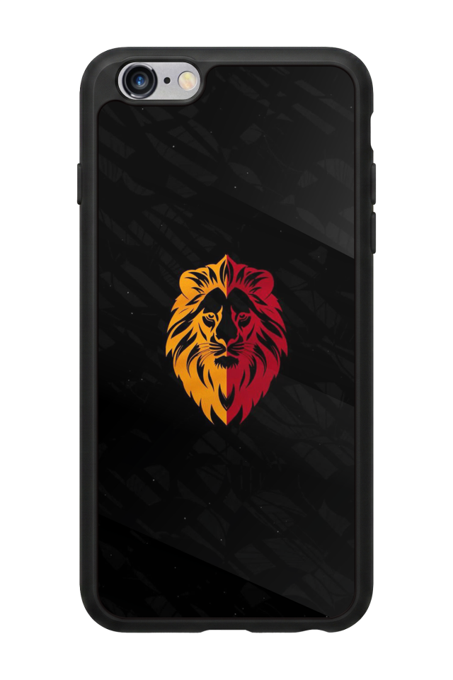 iPhone 6 Plus Uyumlu Aslan Tasarımlı Glossy Premium Kılıf