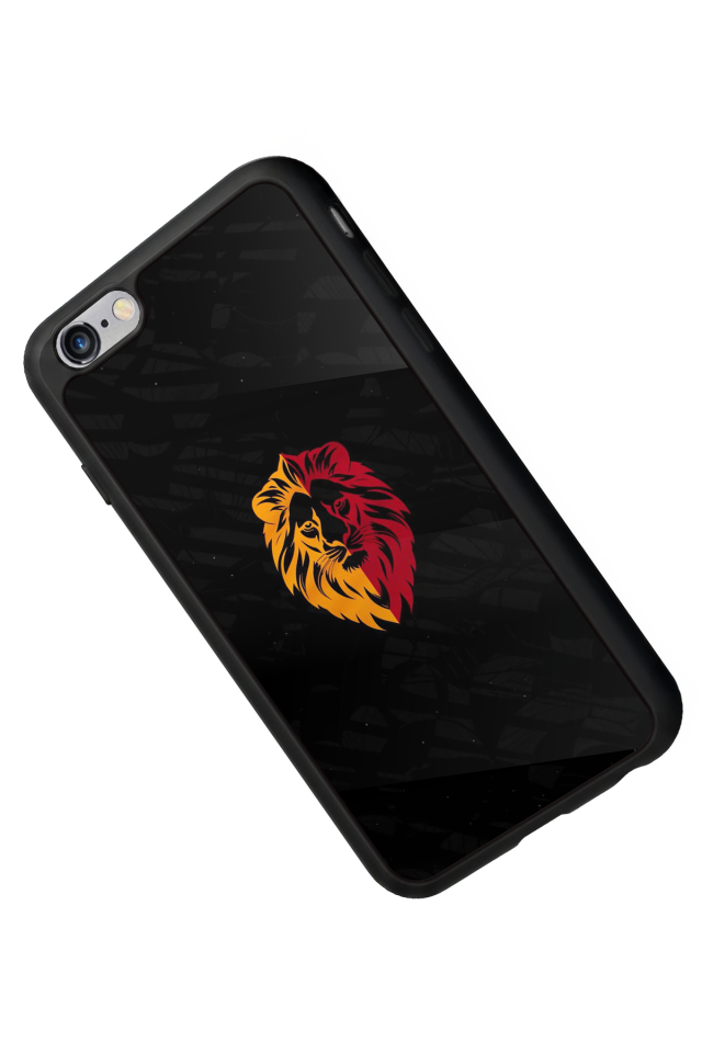 iPhone 6 Plus Uyumlu Aslan Tasarımlı Glossy Premium Kılıf