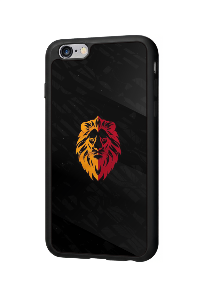 iPhone 6 Plus Uyumlu Aslan Tasarımlı Glossy Premium Kılıf