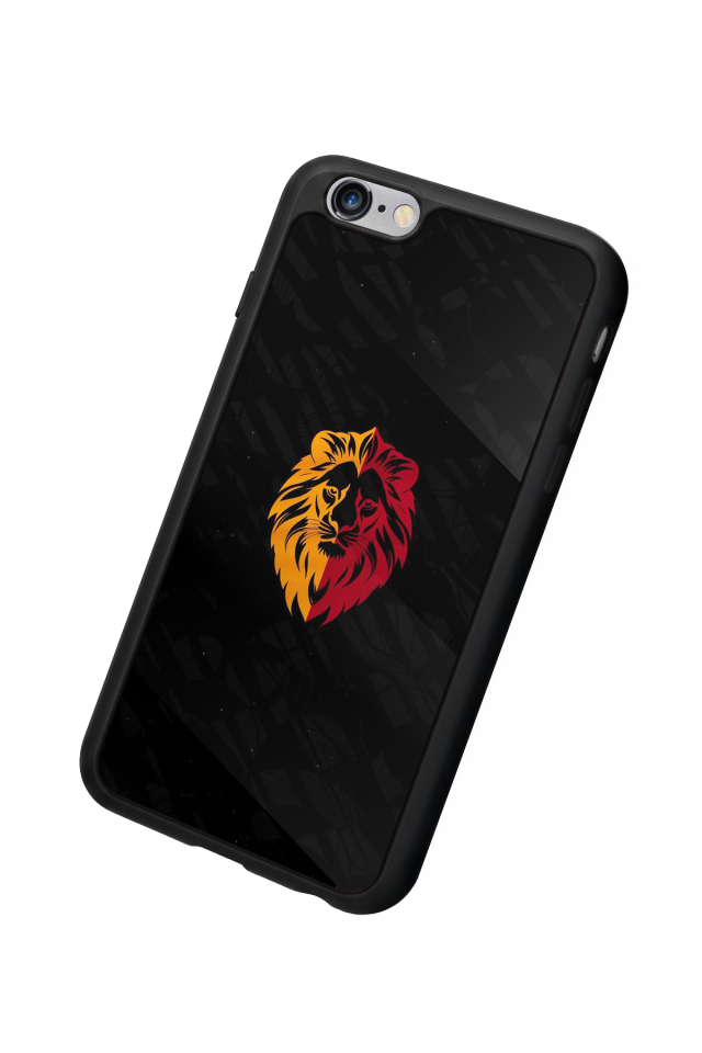 iPhone 6 Plus Uyumlu Aslan Tasarımlı Glossy Premium Kılıf