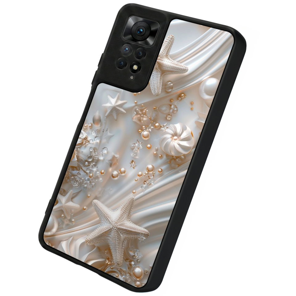 Xiaomi Redmi Note 12 Pro Uyumlu  İnci Tasarımlı Glossy Premium Kılıf