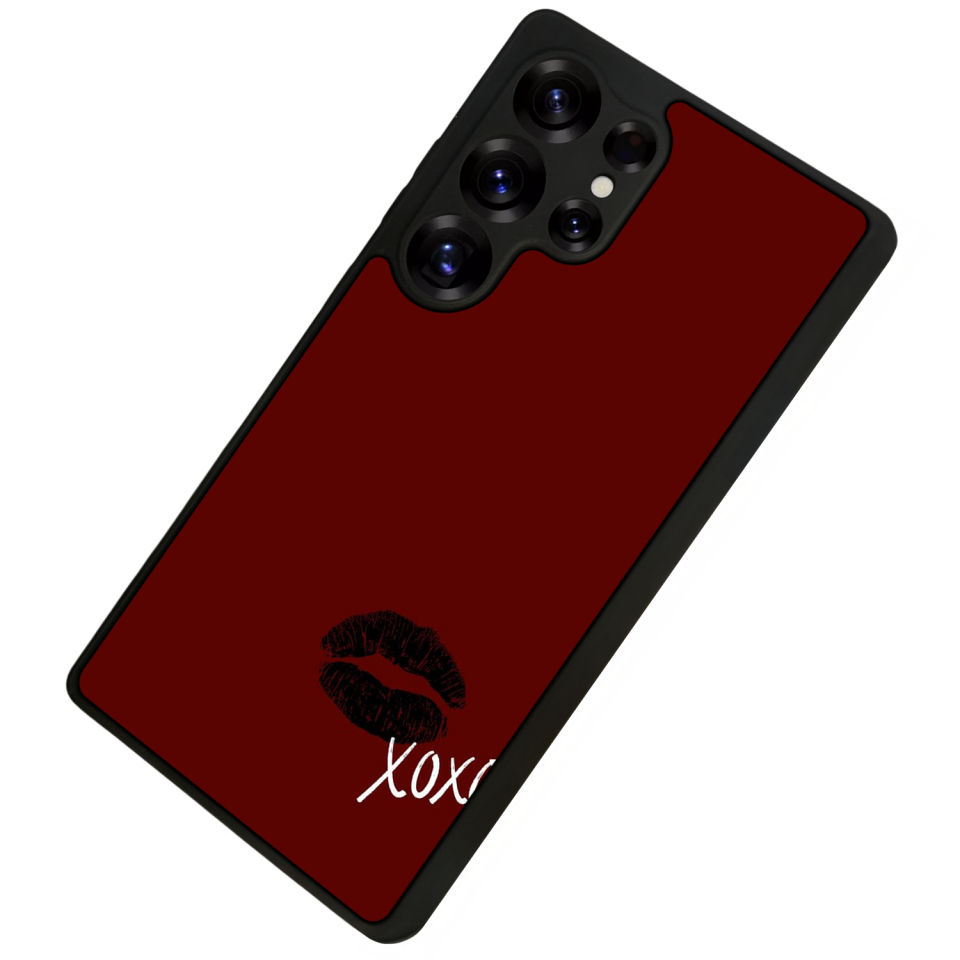 Samsung Galaxy S25 Ultra Uyumlu Kalp Love Tasarımlı Glossy Premium Kılıf