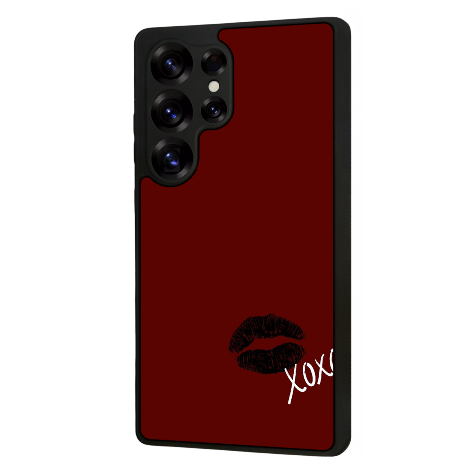 Samsung Galaxy S25 Ultra Uyumlu Kalp Love Tasarımlı Glossy Premium Kılıf