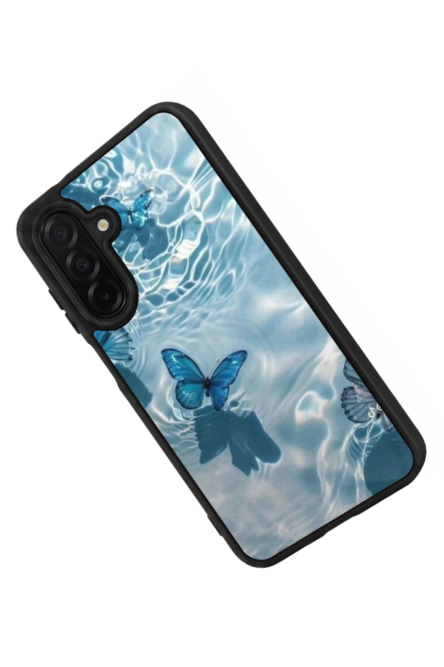 Samsung Galaxy A56 Uyumlu Kelebek Tasarımlı Glossy Premium Kılıf