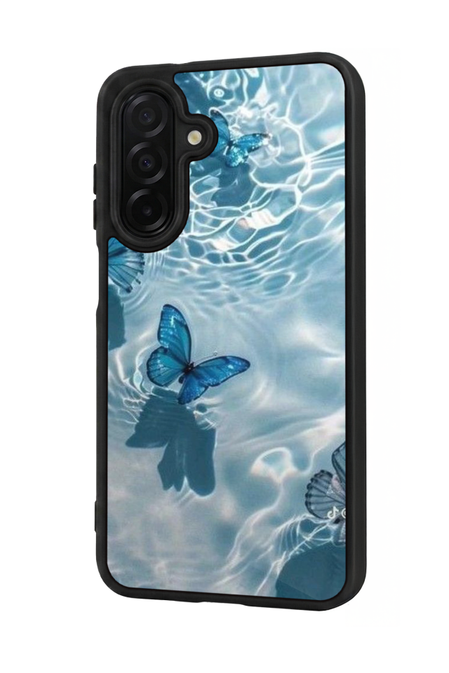 Samsung Galaxy A56 Uyumlu Kelebek Tasarımlı Glossy Premium Kılıf