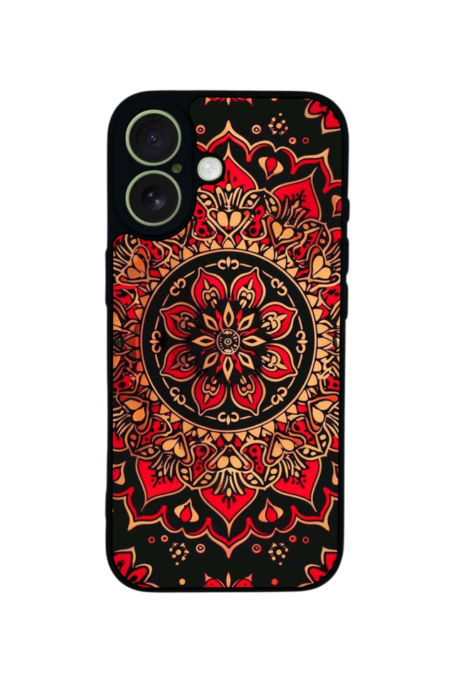 iPhone 17 Uyumlu Mandala Tasarımlı Glossy Premium Kılıf