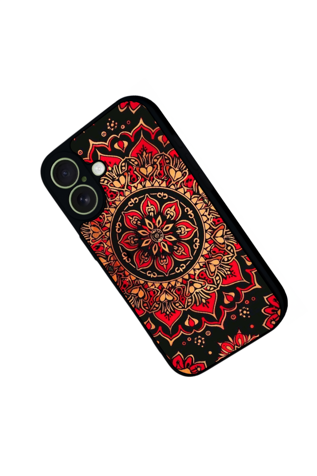 iPhone 17 Uyumlu Mandala Tasarımlı Glossy Premium Kılıf