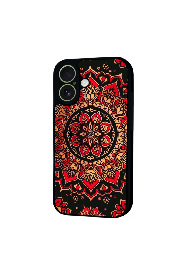 iPhone 17 Uyumlu Mandala Tasarımlı Glossy Premium Kılıf