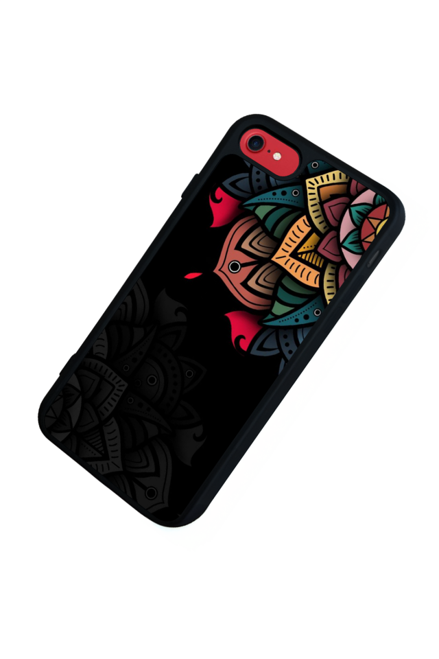 iPhone 7 Uyumlu Mandala Tasarımlı Glossy Premium Kılıf