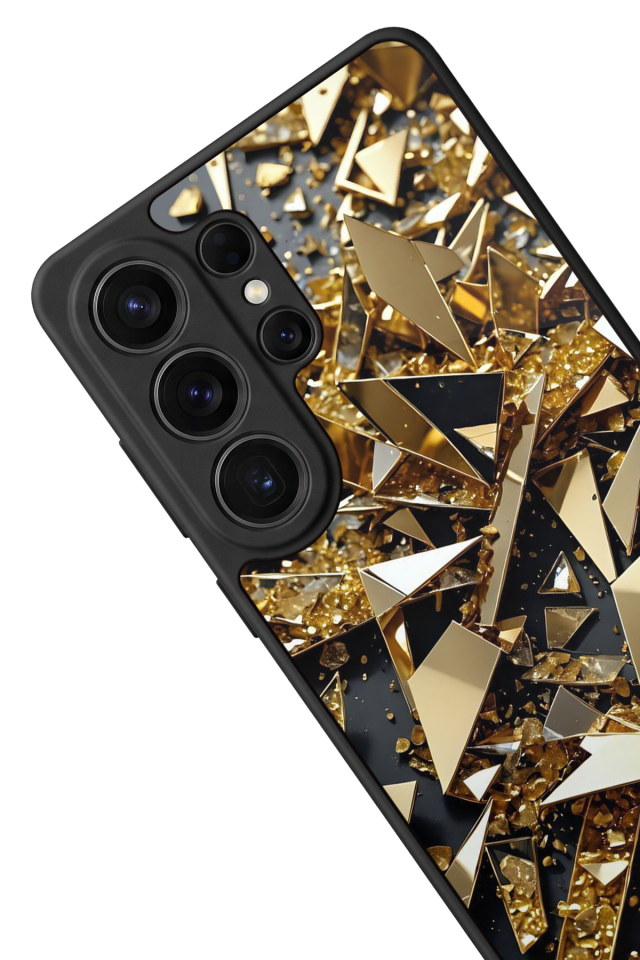 Samsung Galaxy S26 Ultra Uyumlu Mermer Marble Tasarımlı Glossy Premium Kılıf