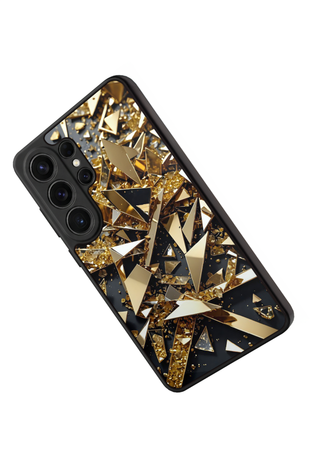 Samsung Galaxy S26 Ultra Uyumlu Mermer Marble Tasarımlı Glossy Premium Kılıf