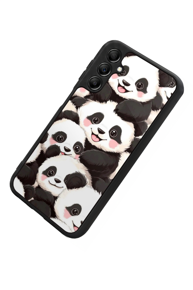Samsung Galaxy A14 Uyumlu Panda Tasarımlı Glossy Premium Kılıf