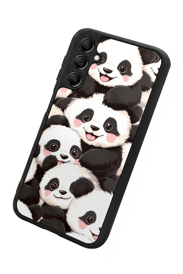 Samsung Galaxy A14 Uyumlu Panda Tasarımlı Glossy Premium Kılıf