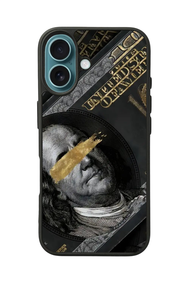 iPhone 16 Plus Uyumlu Para Tasarımlı Glossy Premium Kılıf