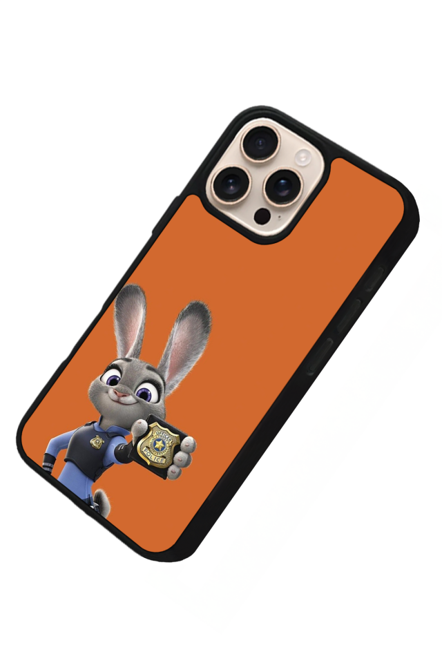 iPhone 16 Pro Uyumlu Zootropolis Tasarımlı Glossy Premium Kılıf