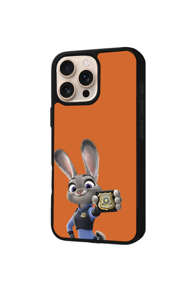 iPhone 16 Pro Uyumlu Zootropolis Tasarımlı Glossy Premium Kılıf
