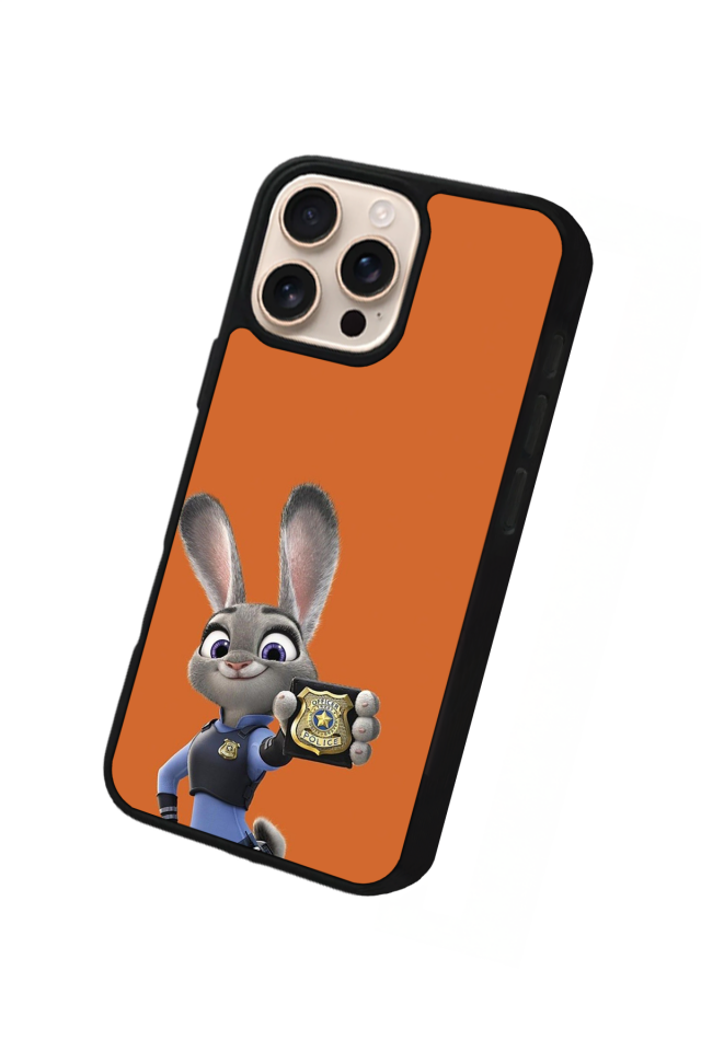 iPhone 16 Pro Uyumlu Zootropolis Tasarımlı Glossy Premium Kılıf
